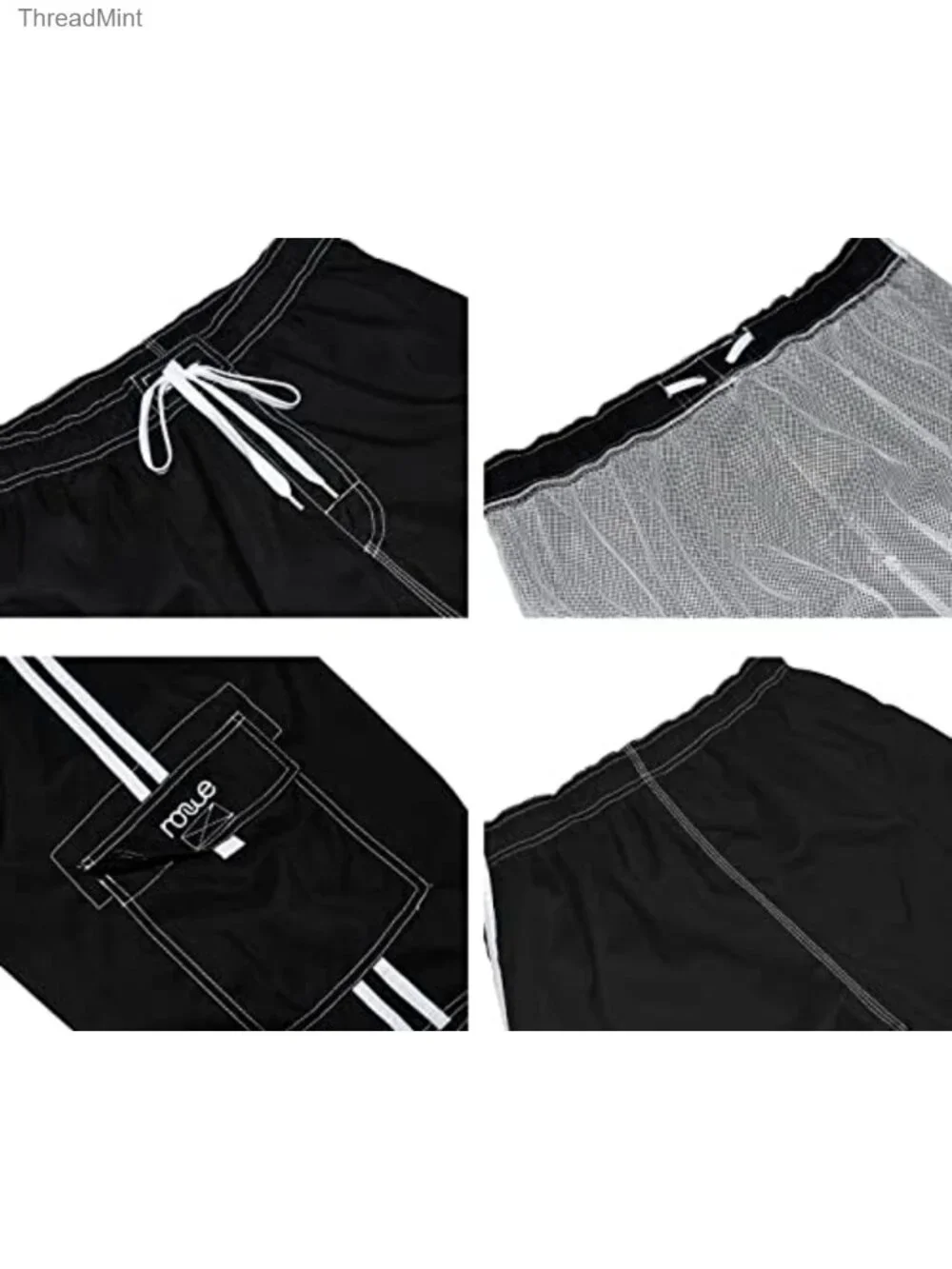 Men's Quick Dry Board Shorts with Mesh Lining Swim Trunks